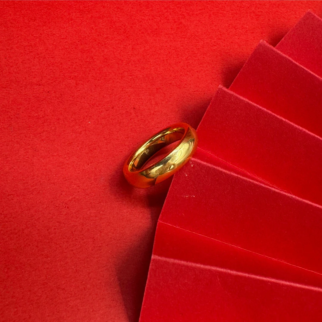 足银戒指 泥鳅背戒指闭口（亮面） 简约 时尚 精美百搭简约气质轻奢