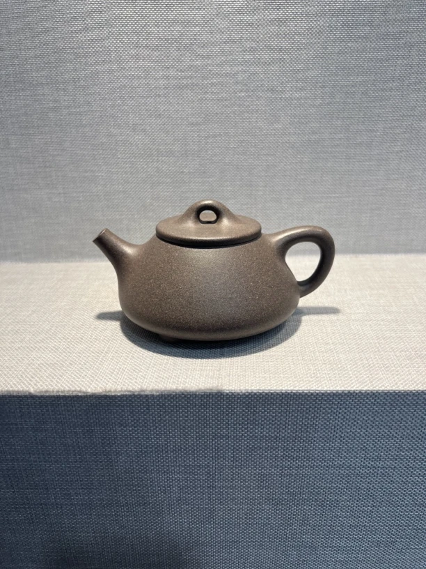 平盖石瓢壶 半手工180cc左右 40目全砂 青灰紫泥