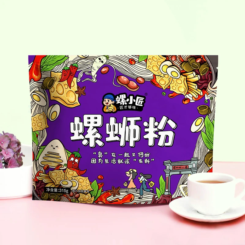 螺小匠螺蛳粉浓汤带螺肉大腐竹柳州正宗螺狮粉螺丝粉醇厚315g*1包