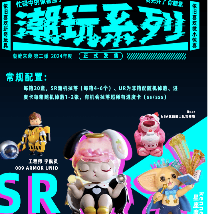 （御）潮流来袭第二弹之潮玩系列盲盒代拆