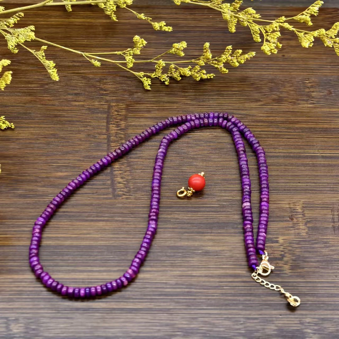 SJL紫盘珠项链【多样性发货】24-046