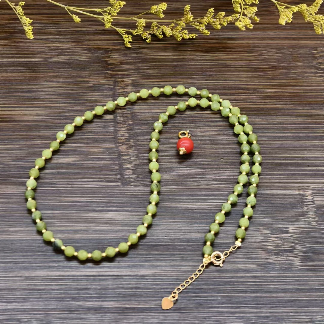 【梵&星】绿刻面项链  多样性发货SJL24-229