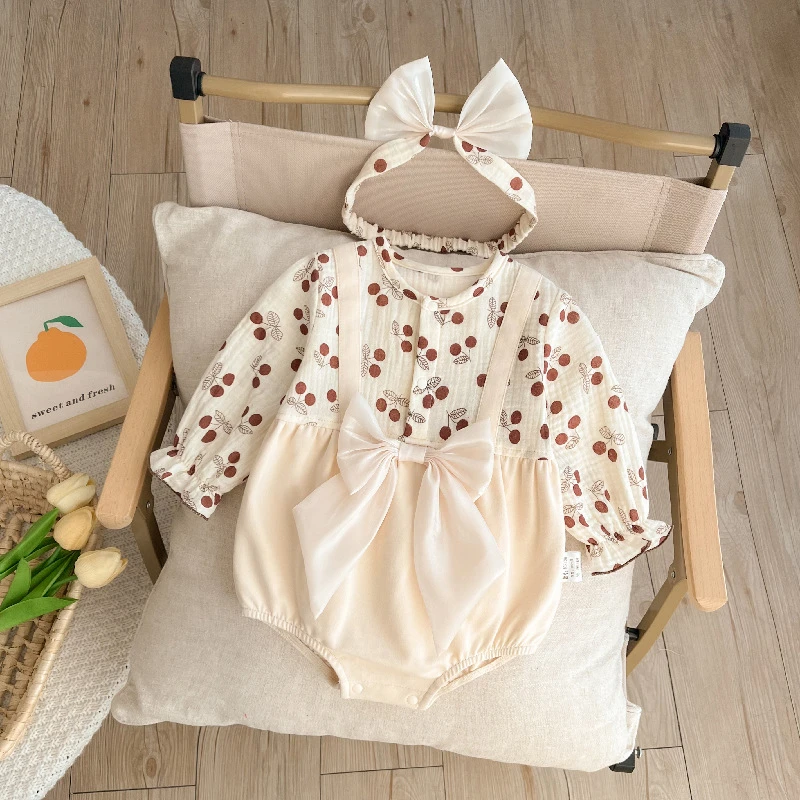 婴儿衣服春装0-1岁宝宝新生儿衣服包屁衣婴儿a类长袖外出服爬爬服