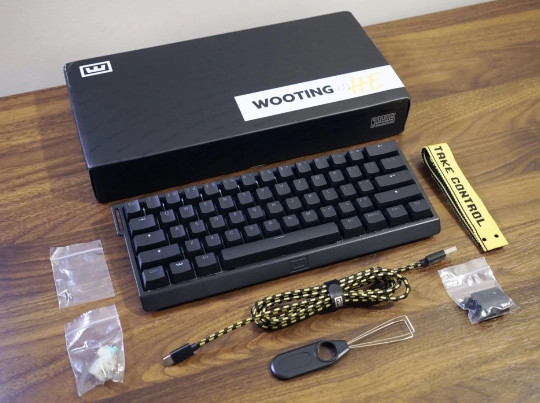 新款Wooting 60HE+磁轴键盘 现货 顺丰空运到付