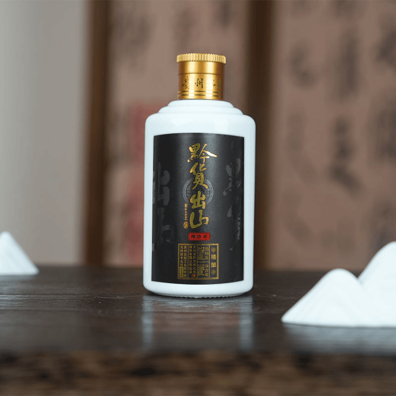 黔货出山100ml53度酱香型白酒口粮酒纯粮食酒坤沙样酒53度100