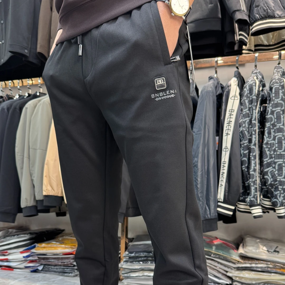 【大公道实体】新款时尚休闲百搭男士加厚不加绒束脚卫裤