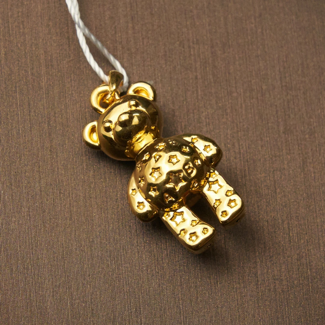 【金展珠宝】足金 暴力熊吊坠