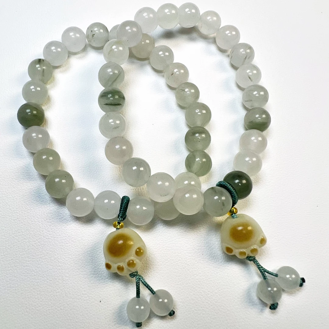 天山翠猫抓手链（多样性发货拍一发其一）百搭可爱简约时尚玉手串