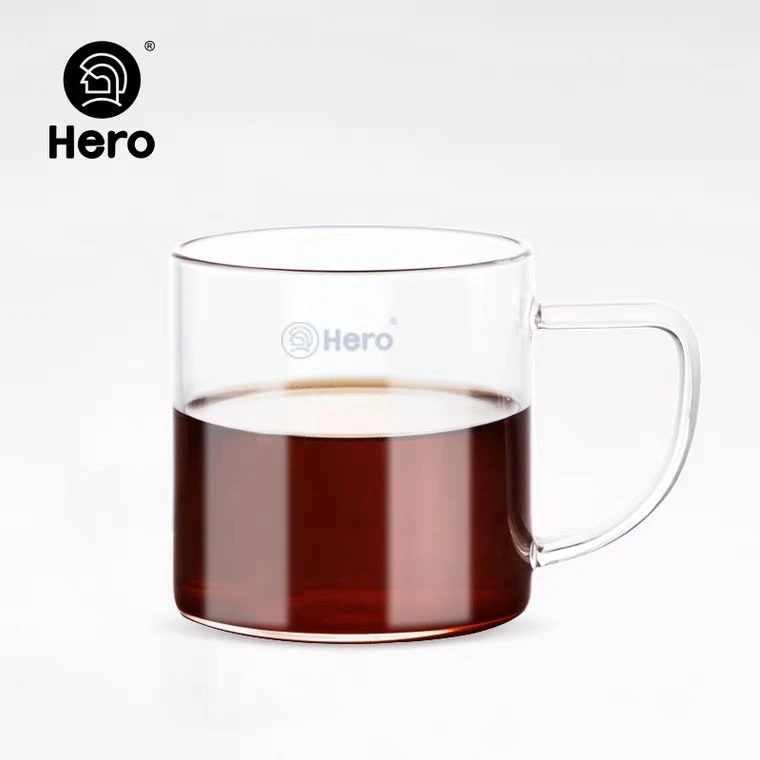 hero挂耳咖啡玻璃杯高硼硅玻璃咖啡杯耐热玻璃透明