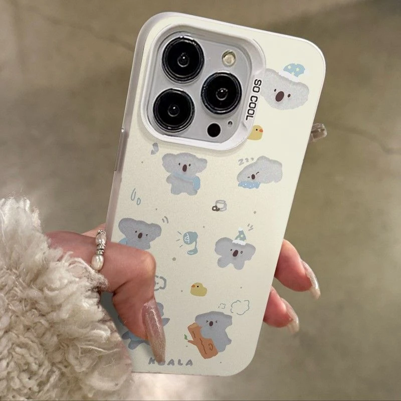 背包考拉适用华为oppo荣耀vivo小米苹果14手机壳13镭射15潮11硬12