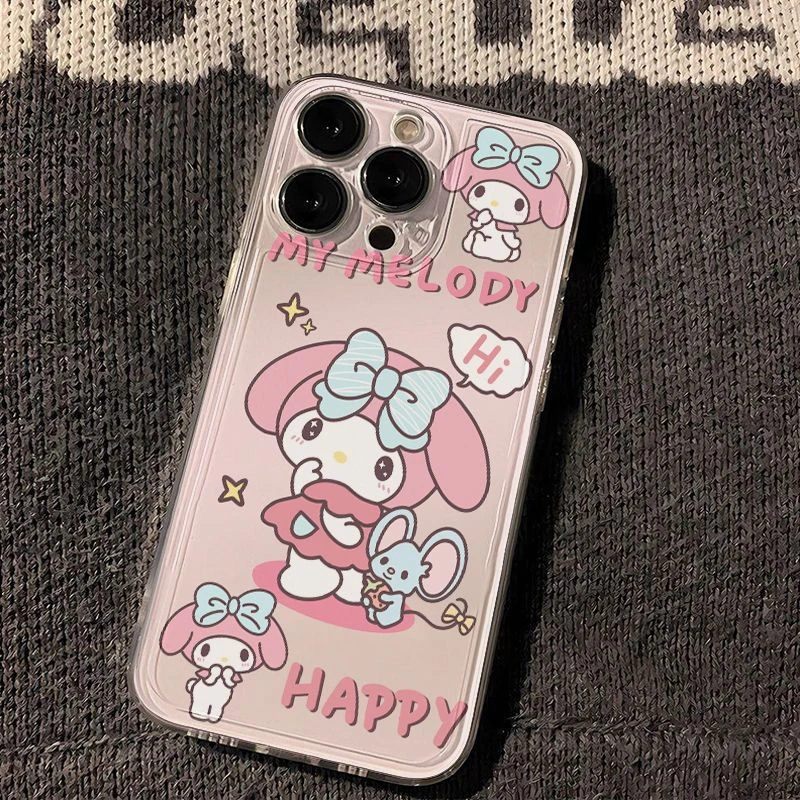 美乐蒂苹果14手机壳iPhone15可爱13promax全包11软壳12透明78plus