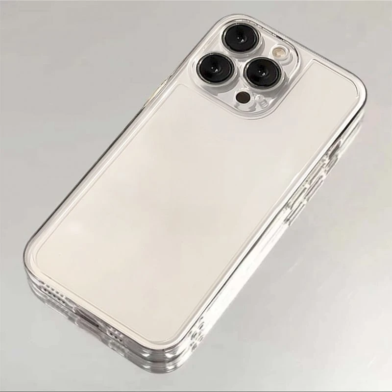 简约透明苹果14手机壳iPhone15全包13promax软12高级11太空壳7/8p