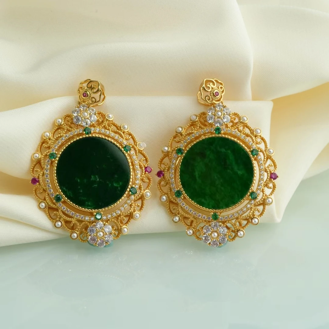 【初见珠宝】S925银翡翠吊坠25-1C61X7【多样性发一件】