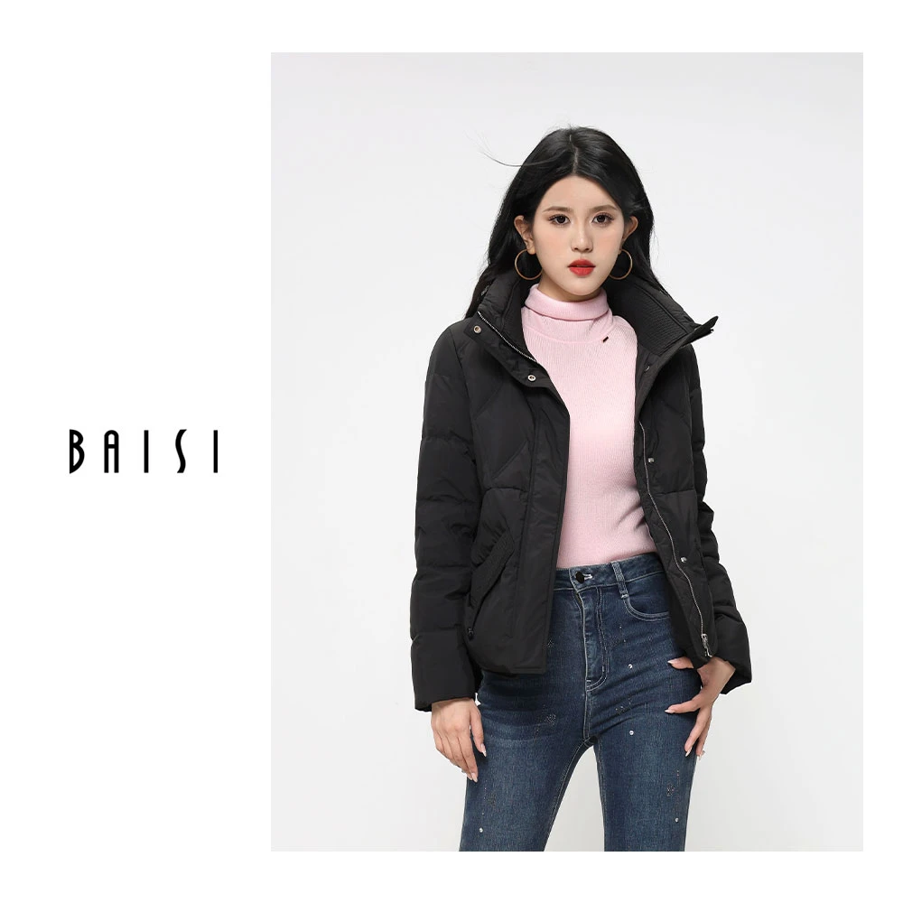 BCVOGA洋气时尚衣服新款保暖时尚户外羽绒服BCRB410001女款短