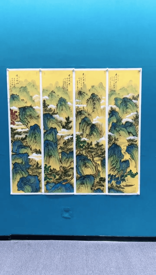 【闪购商品】《 启虹文化发展》朱以让院长精品山水作品