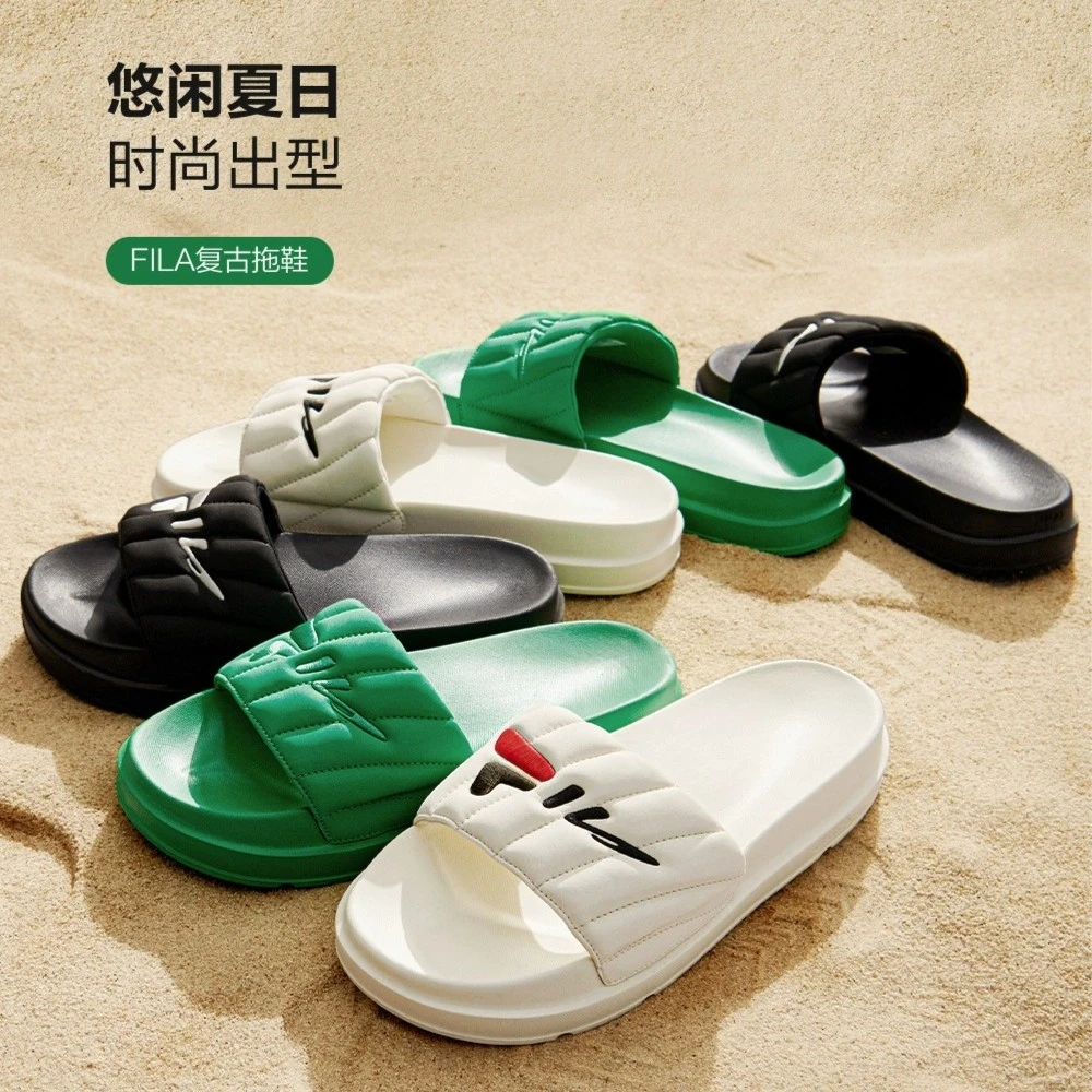 【漂流船新】Fila/斐乐情侣凉拖DRIFTER夏季百搭沙滩拖鞋F12W322505