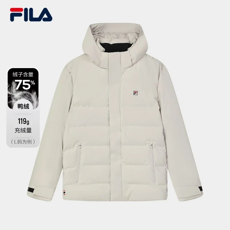 Fila/斐乐男士羽绒服冬季新基础简约舒适休闲保暖外套 F11M341904