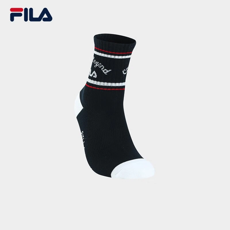 fila/斐乐官方中腰袜秋季百搭时尚舒适袜子运动休闲袜
