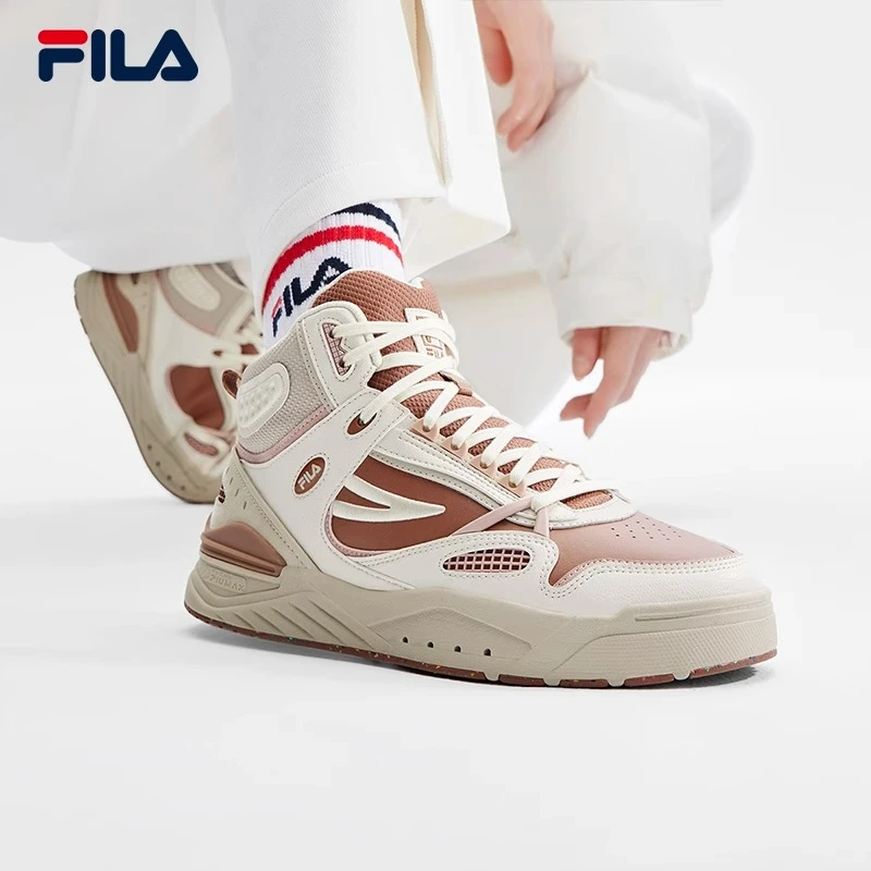 Fila/斐乐中帮学院鞋摩登潮流百搭休闲鞋运动鞋时尚F12W341212