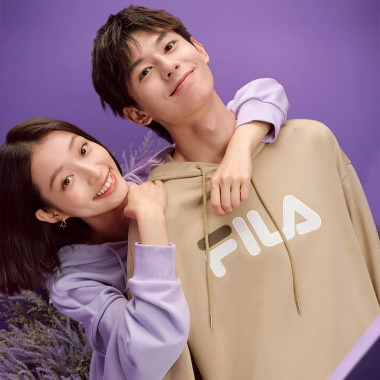 Fila/斐乐官方连帽卫衣 男女同款早秋季百搭宽松休闲运F51U238298