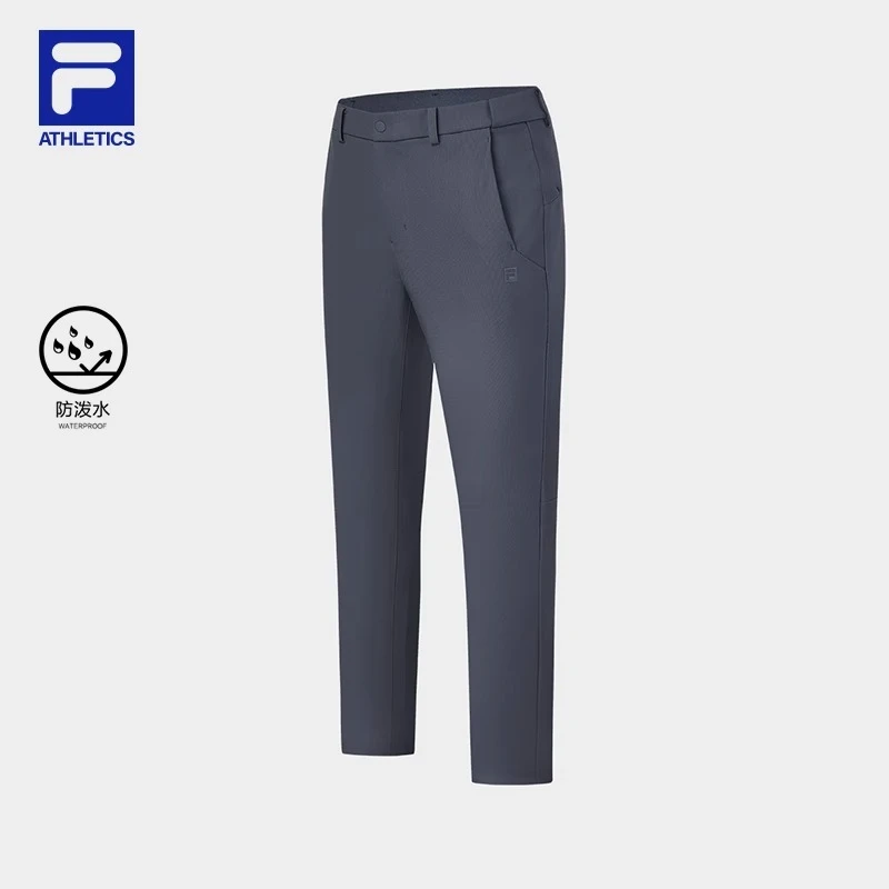 Fila/斐乐男士针织长裤百搭冬季时尚简约健身运动裤A11M341614