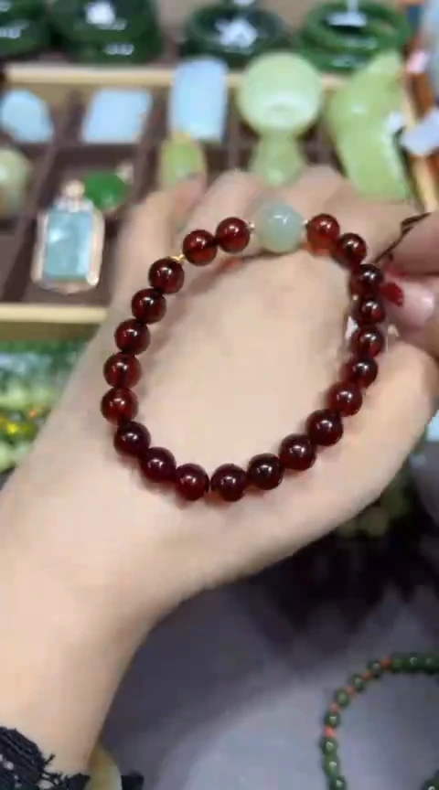 【闪购商品】琥珀颈饰未镶嵌拍一发一，多样性发货8-9