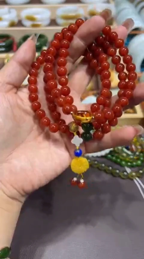 【闪购商品】玛瑙/玉髓颈饰未镶嵌7-8拍一发一，多样性发货