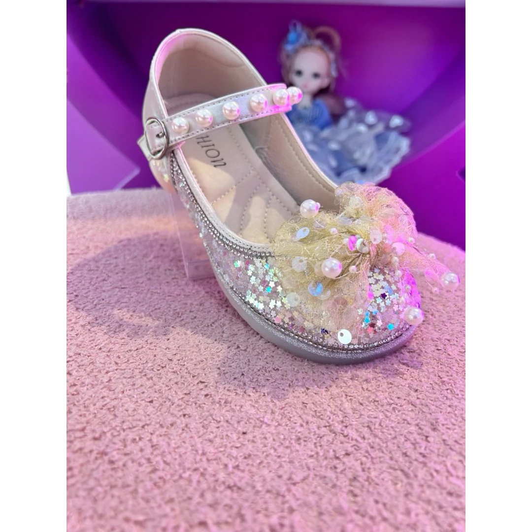 【新疆包邮26-33码】322公主鞋春夏季 蝴蝶 宝宝 软底 跳舞 小女孩