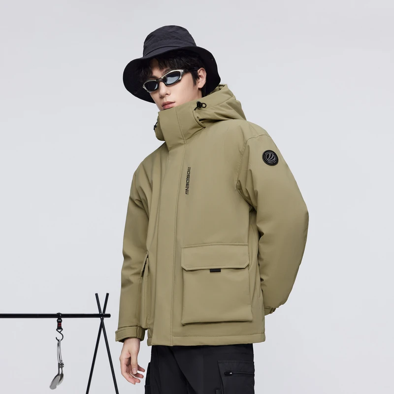 波司登2023秋冬季新款男户外时尚休闲轻暖感羽绒服外套B30145223