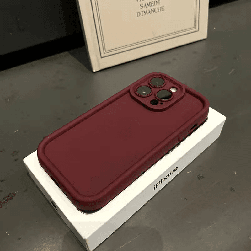 ins肤感多巴胺系苹果14promax手机壳软胶iPhone13磨砂全包12pro女