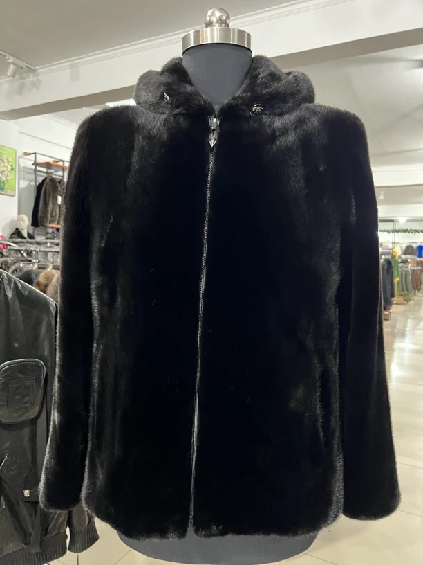 常规男款老虎头进口水貂皮草