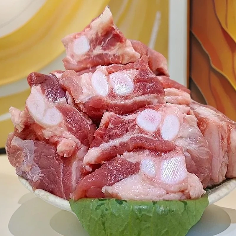【顺丰包邮】火锅节速冻新鲜猪胸骨带脆骨边的排骨边猪红烧卤煮饭店
