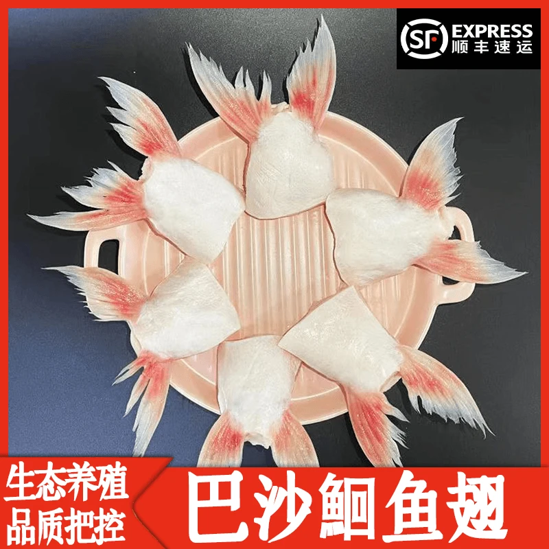 【顺丰包邮】鱼翅新鲜优质巴沙鮰鱼鱼翅鱼肥油巴沙鱼巴沙鱼翅下巴