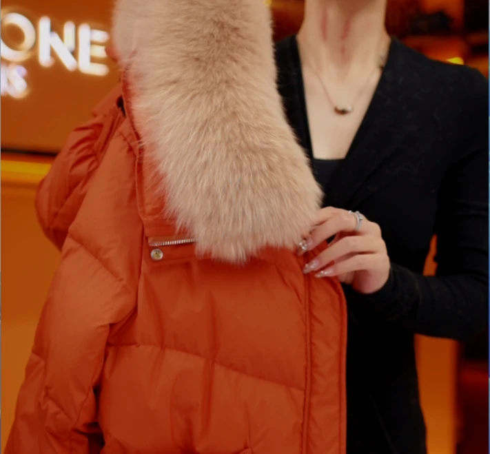 YY-2025新款冬季时尚洋气女短款羽绒服