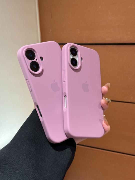 黑加仑适用苹果16promax手机壳液态硅胶iphone14简约13纯色12/11