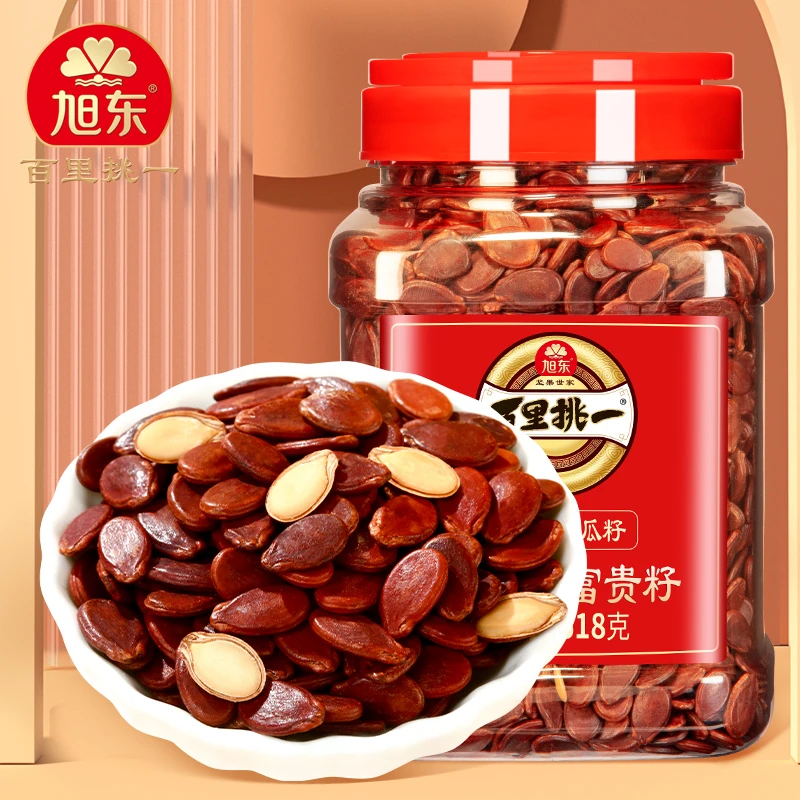 旭东百里挑一罐装3A大颗粒五香味红瓜子特大红皮西瓜子解馋小零食