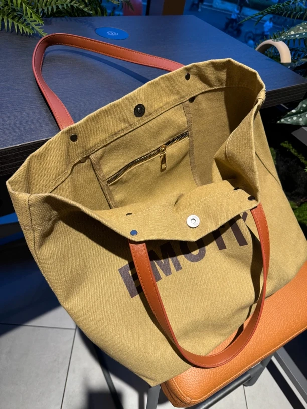 帆布包大包购物袋新款2025时尚百搭