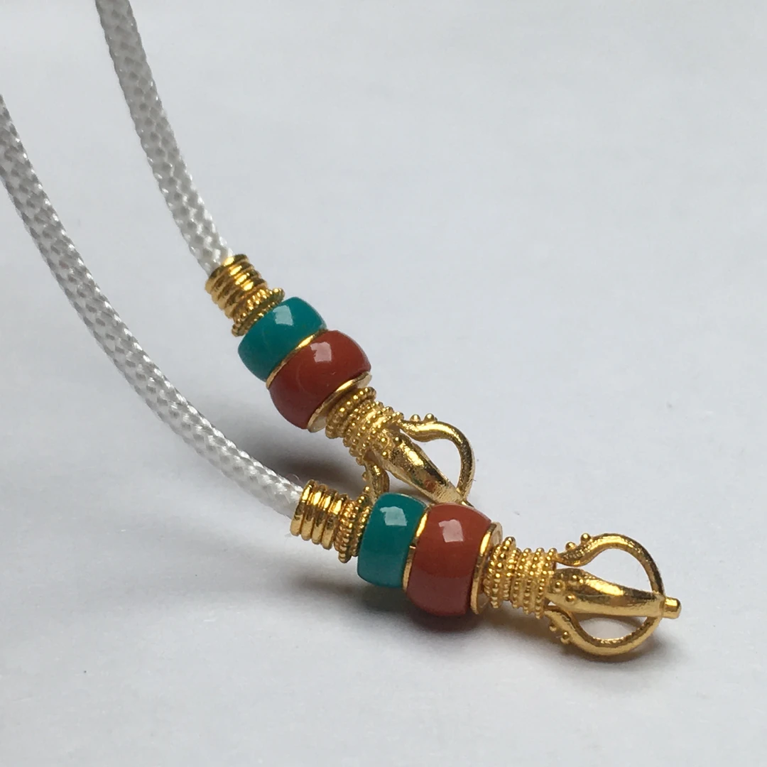 【誉杰珠宝】湖北十堰原矿高瓷绿松石搭配18k金弟子珠配串儿隔珠