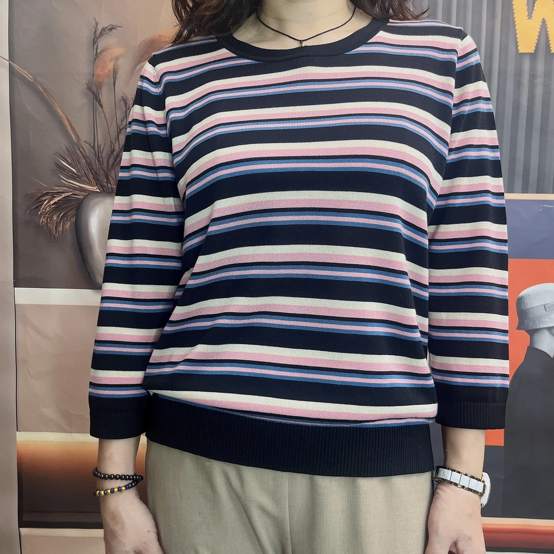 118 【莱赛尔天丝】秋冬季新款针织上衣女装长袖气质上衣