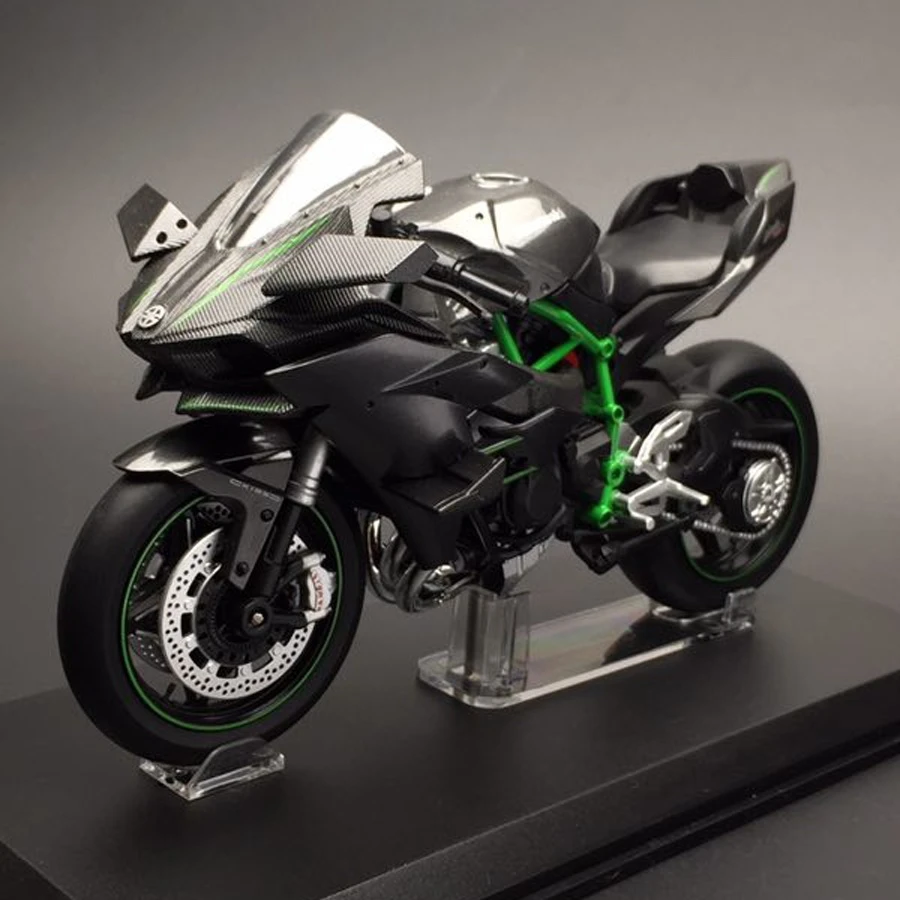青岛社1:12 川崎忍者H2R 摩托车模型 H2机车模型仿真