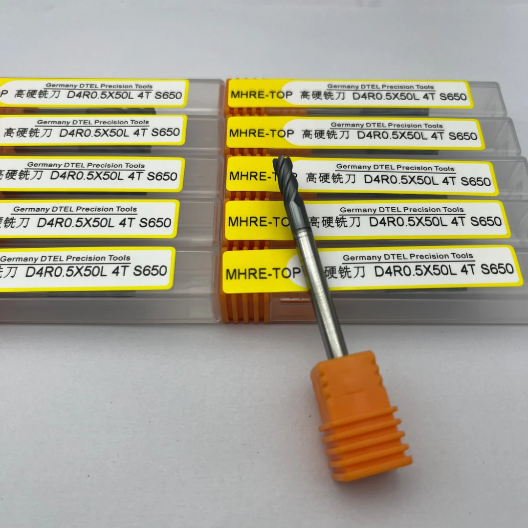 65度全新圆鼻刀合金钨钢铣刀CNC全圆鼻热处理淬火不锈钢专用精铣