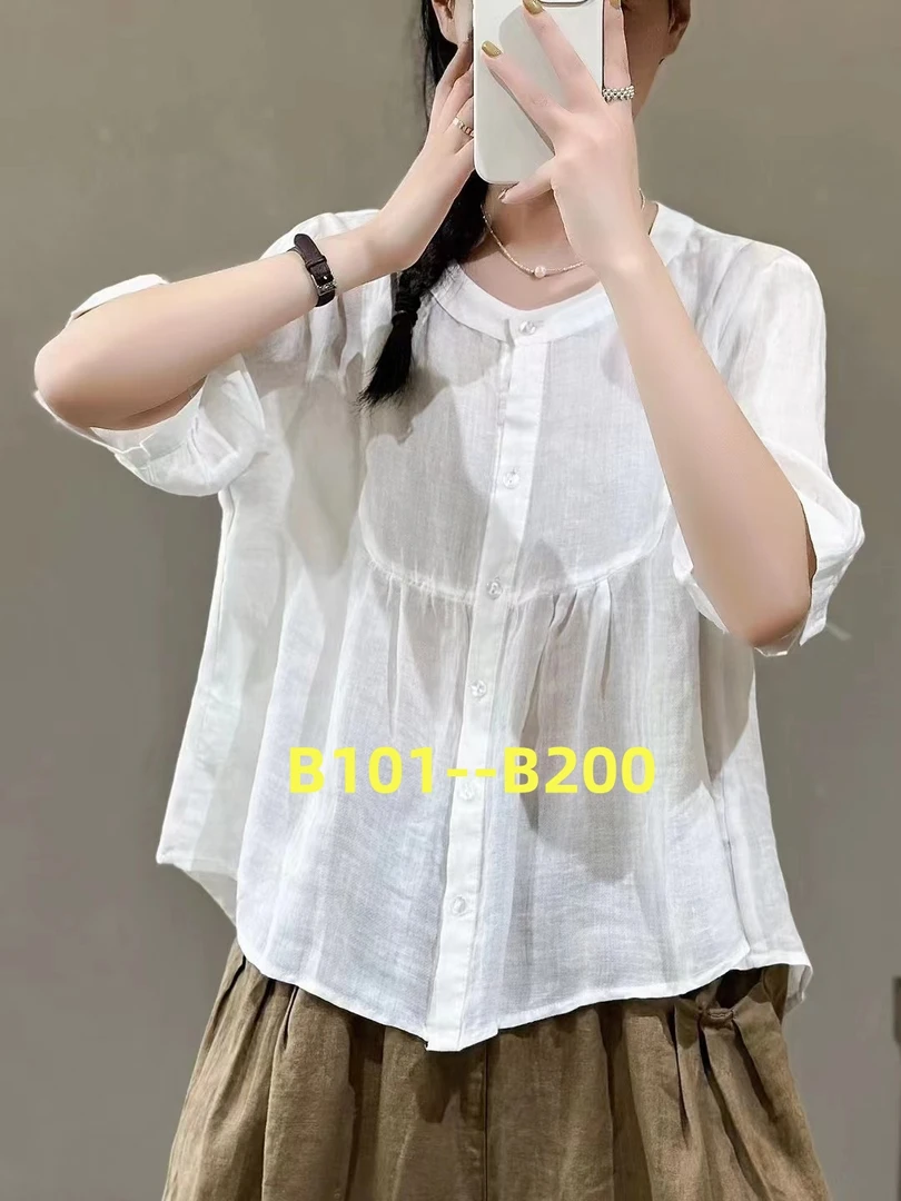 [B101--B200]苎麻小衫女按照编号去拍
