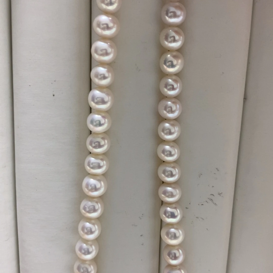 淡水珍珠项链银S925镶嵌