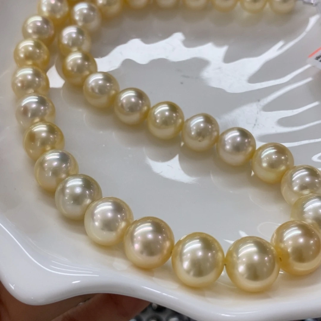 海水珍珠项链银S925镶嵌