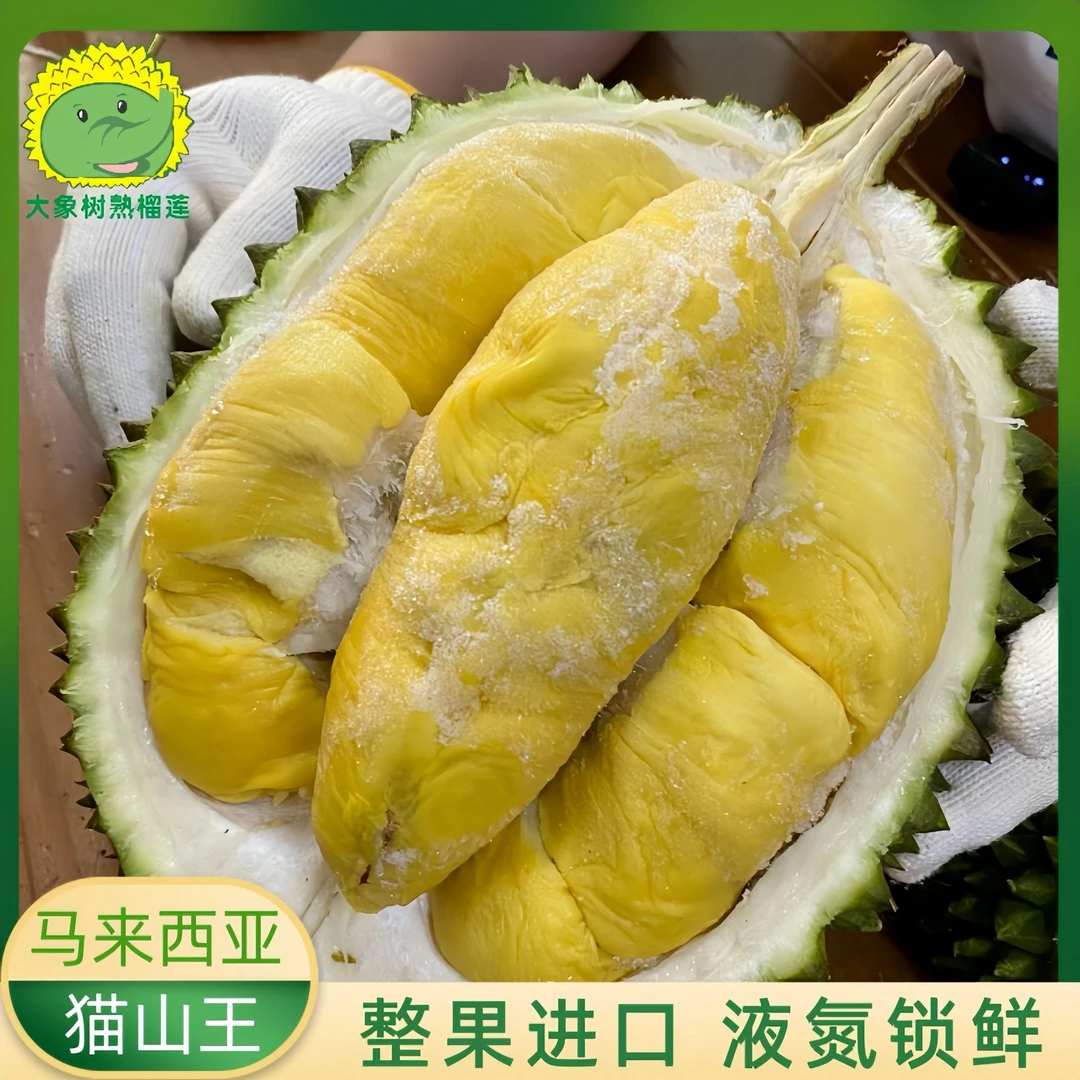 【坪山】（液氮猫山王4-4.5斤/个 马来西亚猫山王榴莲）【大象树熟榴莲】