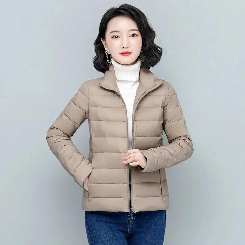 秋季23新款加厚内胆羽绒服女短款冬季内穿轻薄羽绒服保暖外套