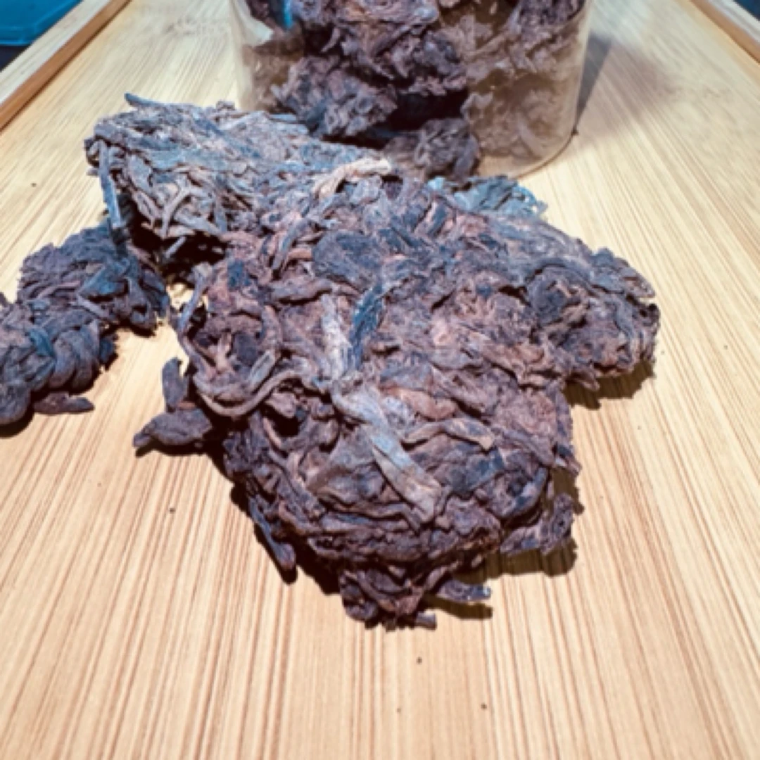 2022年大忠山普洱熟茶老茶头250克