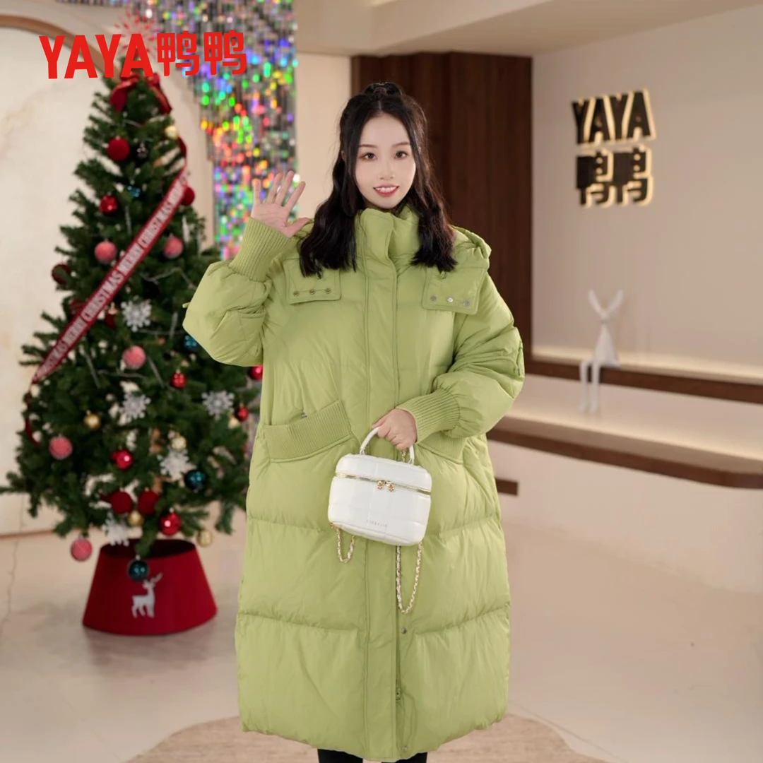 YAYA/鸭鸭好羽绒羽绒服女冬2024新款加厚时尚百搭潮流YE3B623283L