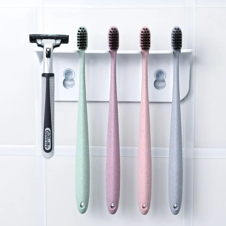 日本NAKAYA 吸盘壁挂式牙刷置物架