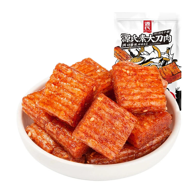 【积分兑换】260g/包  源氏素大刀肉   香辣味调味面制品辣条微甜